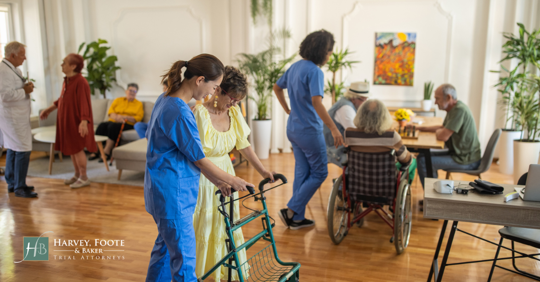 Image of people in a nursing home